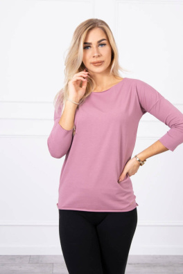 Bluzka Casual ciemnoróżowa