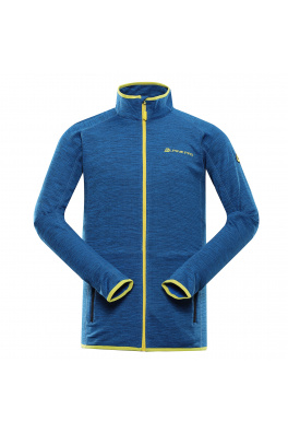 Pánská rychleschnoucí mikina ALPINE PRO EASER electric blue lemonade