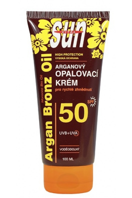 VIVACO Opalovací krém s BIO arganovým olejem SPF 50 SUN VITAL 100 ml