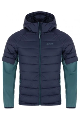 Męska ocieplana kurtka hybrydowa Kilpi VERONS-M ciemnozielona