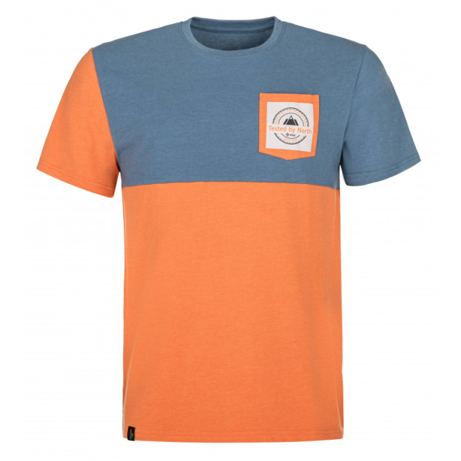 Męska bawełniana koszulka Kilpi MELANG-M pomarańczowa