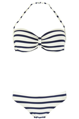 Plavky Barts MISTY BANDEAU White
