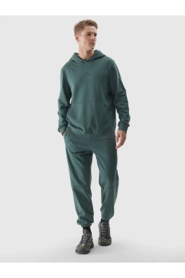 Pánské tepláky typu jogger 4F - olivové