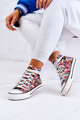Wysokie Trampki Logowane Multikolor Nollie