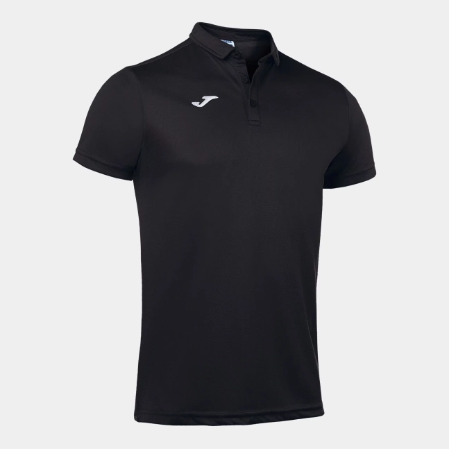Pánské polo tričko Joma Polo Shirt Hobby Black S/S Pánské polo tričko Joma Polo Shirt Hobby Black S/S
