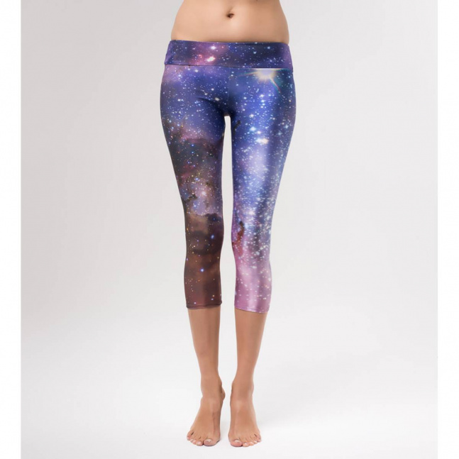 Yoga Pants Violet Nebula