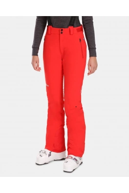 Damskie spodnie narciarskie Kilpi DAMPEZZO-W czerwone