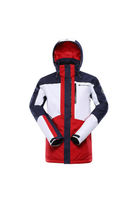 Pánská lyžařská bunda s membránou ptx ALPINE PRO MALEF dk.red