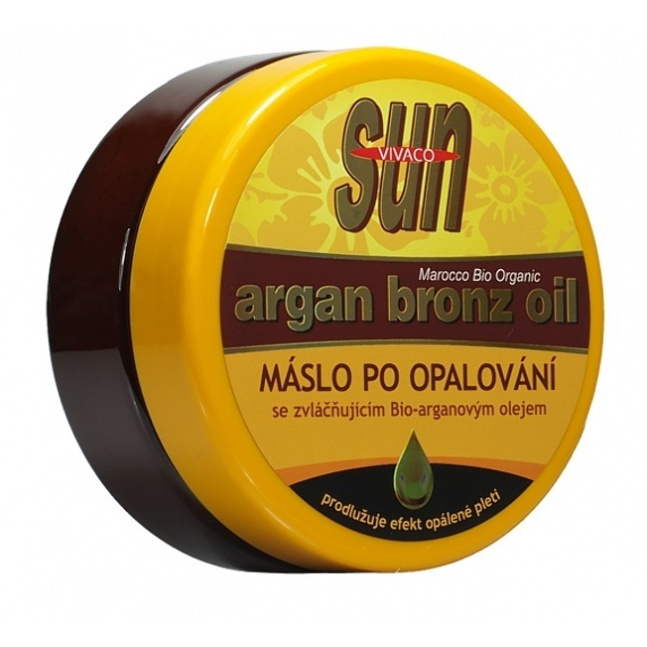VIVACO Máslo po opalování s BIO arganovým olejem SUN VIVACO 200 ml