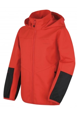 Dziecięca kurtka softshell Sonny K w kolorze czerwonym