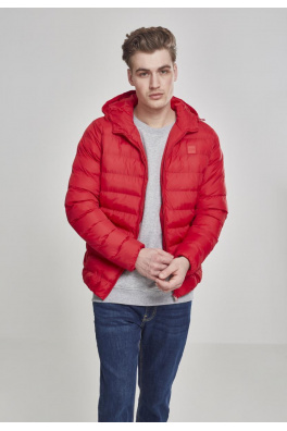 Basic Bubble Jacket fire red