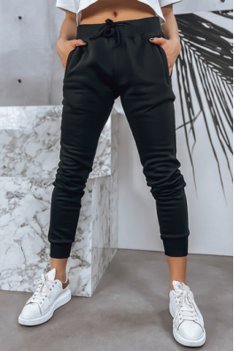 Spodnie damskie dresowe FITS czarne UY0135z