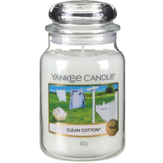 Yankee Candle Large Jar Clean Cotton 623g