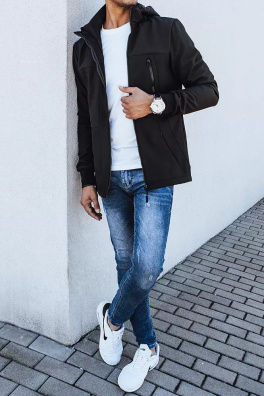 Kurtka męska softshell czarna Dstreet TX4170