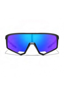 Sportovní sluneční brýle WAYE - 7 Black w Blue Multi lens Cat. 3
