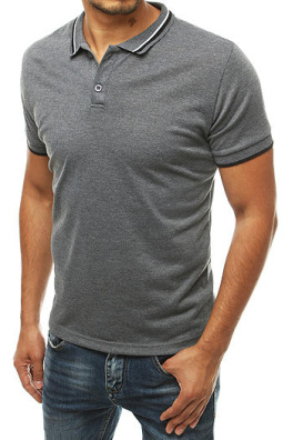 Koszulka polo męska szara PX0319