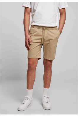 Stretch Twill Joggshorts unionbeige