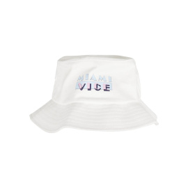 Miami Vice Logo Bucket Hat White One Size