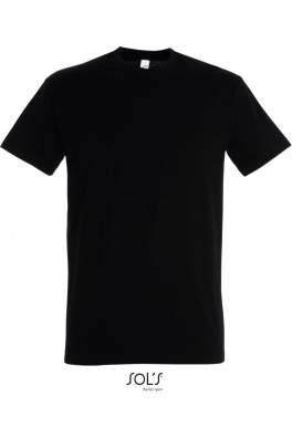 T-shirt męski SOLS Imperial - czarny