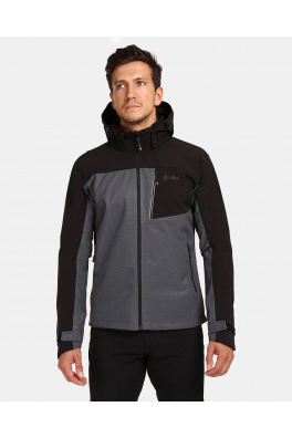 Męska kurtka softshell Kilpi RAVIO-M ciemnoszara
