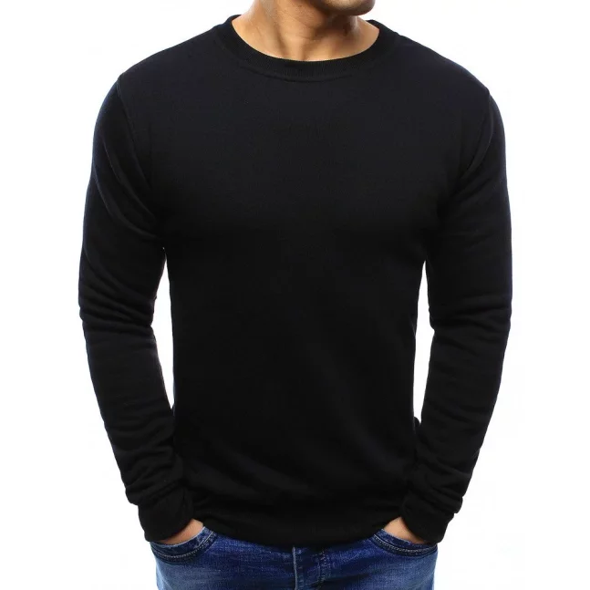 Bluza męska bez kaptura czarna BX2416