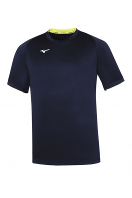 Core Short Sleeve Tee/Navy/Yellow Fluo