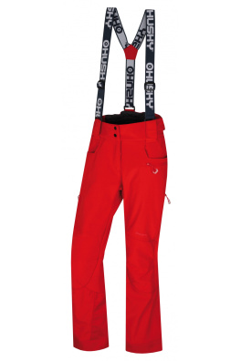 Damskie spodnie narciarskie HUSKY Galti L soft czerwone