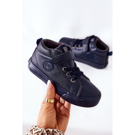 Children's High Sneakers Big Star EE374003 Navy Blue