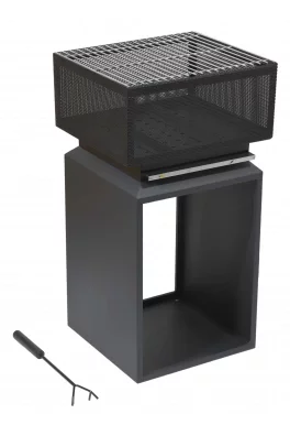 Ohniště Cattara Cube s mřížkou 74cm