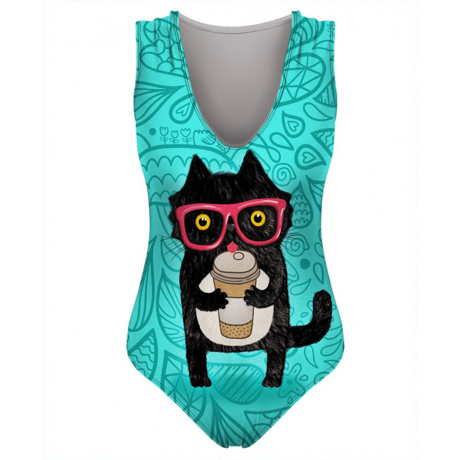 Swimsuit Coffee Cat