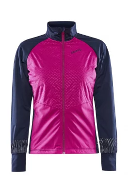 Bunda CRAFT ADV Nordic Trainin růžová s tmavě modrou