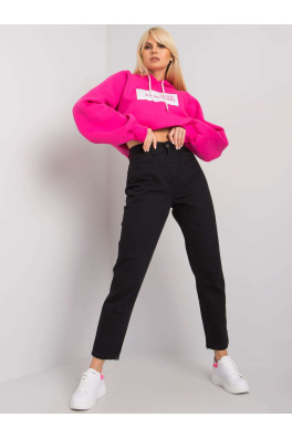 Czarne jeansy mom fit Berry RUE PARIS