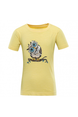 Dětské bavlněné triko nax NAX JULEO aspen gold varianta pa