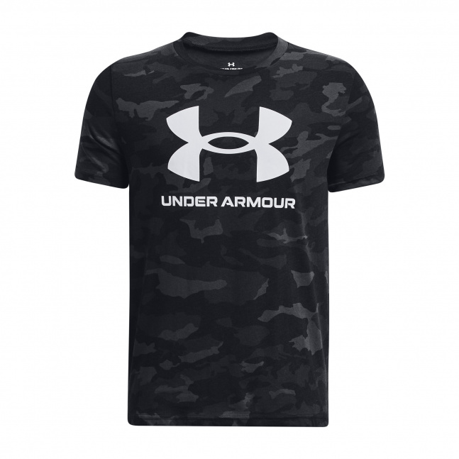 Chlapecké tričko Under Armour Sportstyle Logo AOP SS