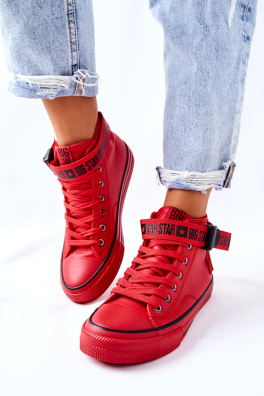 High Heeled Sneakers Big Star GG274028 Red
