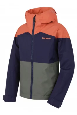 Dziecięca kurtka typu hardshell Nicker K w kolorze wyblakłej zieleni