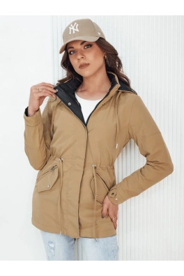 Kurtka damska ELINA ciemnobeżowa Dstreet TY4344
