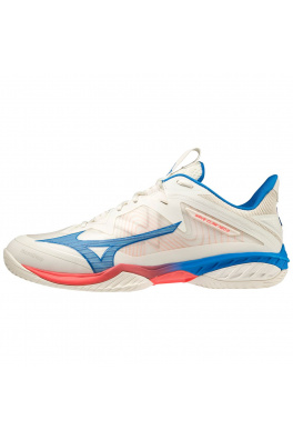 Indoorová obuv Mizuno WAVE CLAW NEO 2 / Snow White/Peace Blue/Driven Pink
