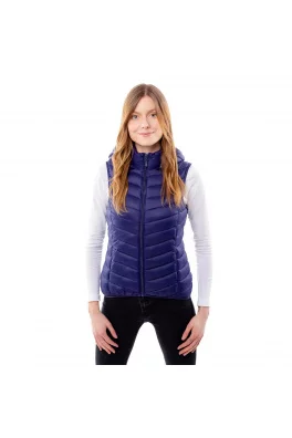 Dámská prošívaná vesta GLANO - tmavě modrá