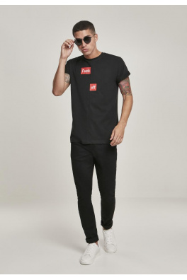 Fuck Off Split Tee black