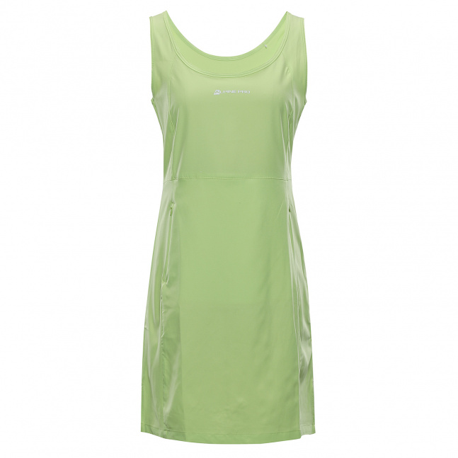 Dámské rychleschnoucí šaty ALPINE PRO ELANDA 4 french green