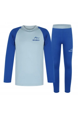 Dziecięca bielizna termoaktywna Active zimowa HUSKY Tombo w kolorze miętowo-niebieskim