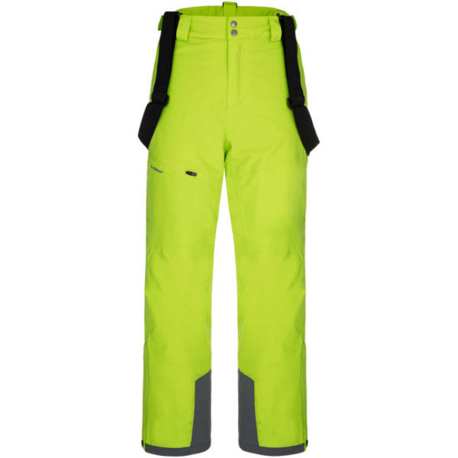 Loap FORTY Męskie spodnie narciarskie Odblaskowy neon / Czarny