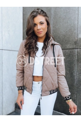 Pikowana bomberka damska HEKATE beżowa Dstreet TY3756
