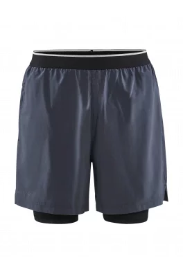 Šortky CRAFT ADV Essence 2in1 šedá