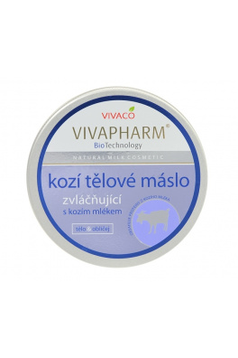 VIVACO Tělové máslo s kozím mlékem VIVAPHARM 200 ml
