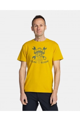 Męska bawełniana koszulka Kilpi SKULLY-M Złota