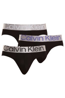 3PACK pánské slipy Calvin Klein černé (NB3073A-IEH)