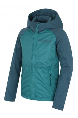 Dětská mikina s kapucí Any K turquoise