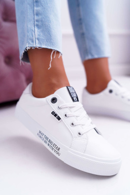 Women's Leather Sneakers BIG STAR EE274316 White